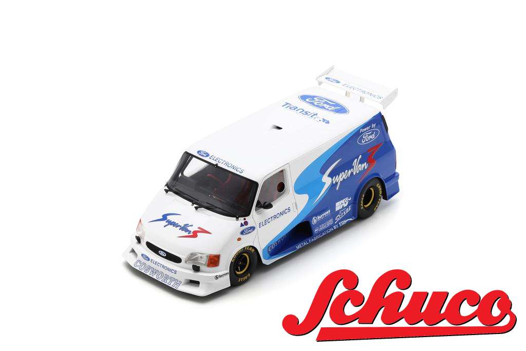 ミニカー　1/18 Ford Transit Supervan 3 1994 [450066200] Ford Transit Supervan 3 (1994) | Edition 1/18 | Schuco News